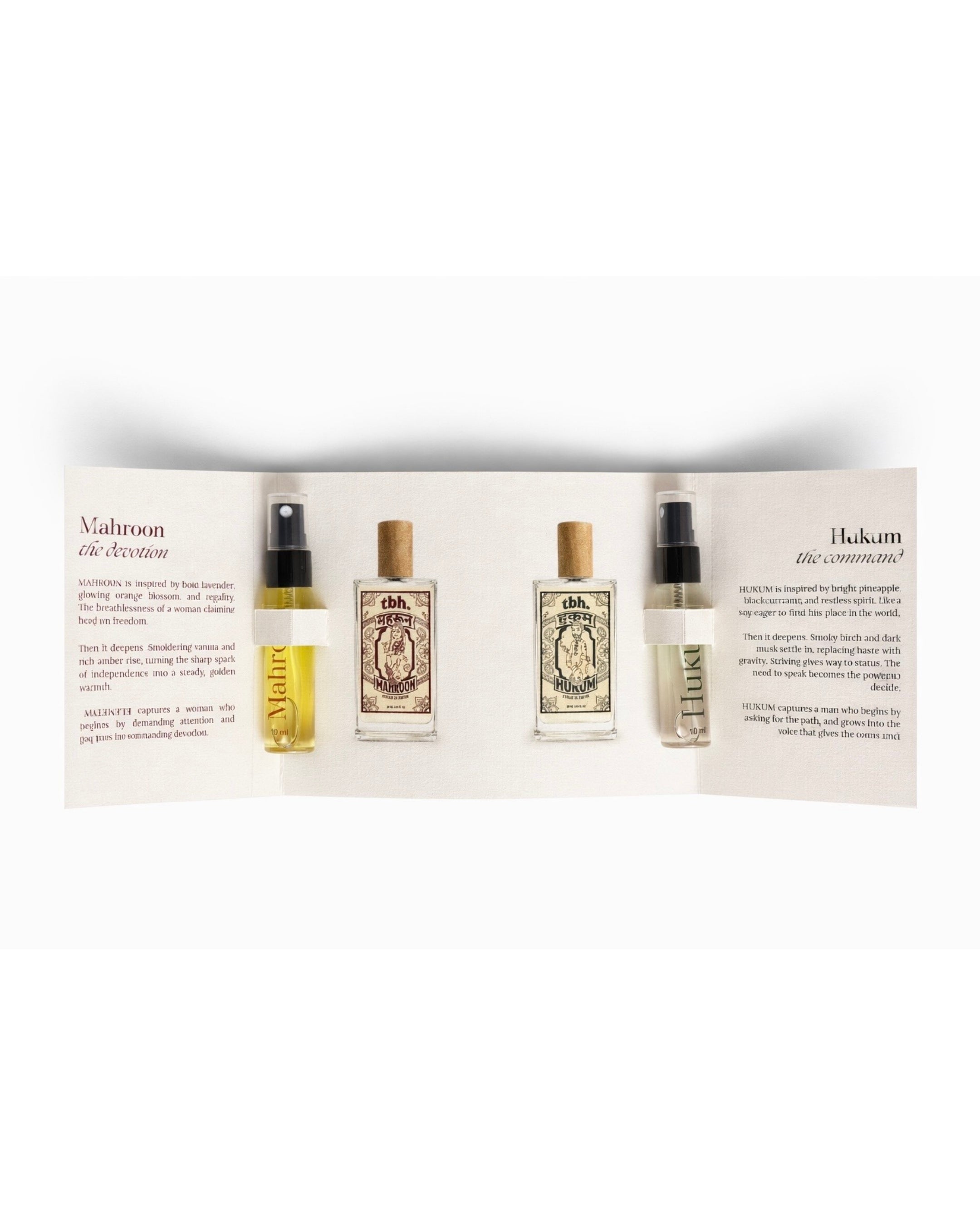 HUKUMAT Tester Set — HUKUM x MAHROON (10ml x 2)
